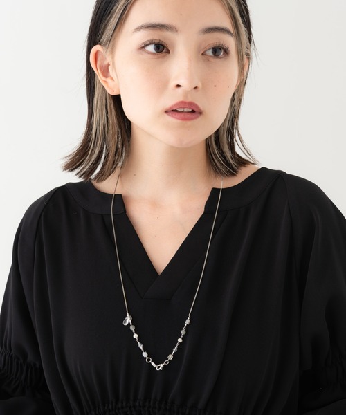 LAYMEE（レイミー）の「Mask chain necklace / マスクチェーンネックレス（ネックレス・レディース・シルバー/ゴールド・FREE）」の7枚目の写真