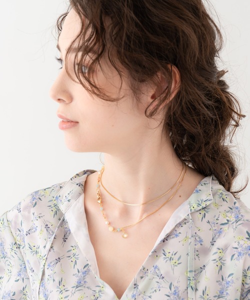 LAYMEE（レイミー）の「Mask chain necklace / マスクチェーンネックレス（ネックレス・レディース・シルバー/ゴールド・FREE）」の10枚目の写真