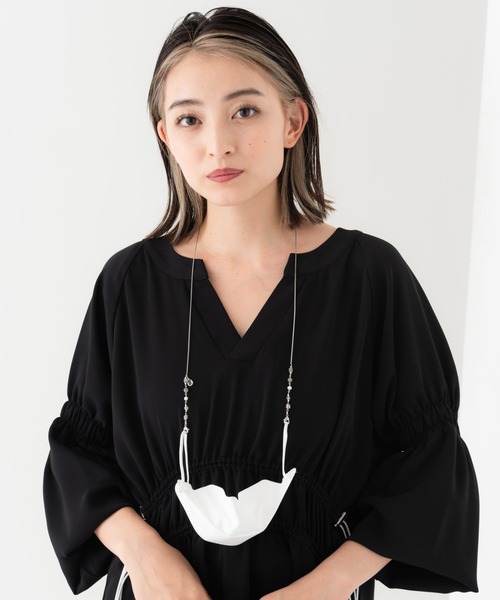 LAYMEE（レイミー）の「Mask chain necklace / マスクチェーンネックレス（ネックレス・レディース・シルバー/ゴールド・FREE）」の11枚目の写真