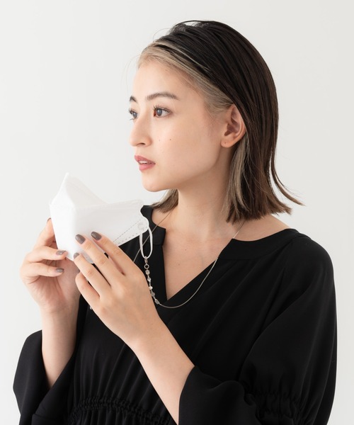 LAYMEE（レイミー）の「Mask chain necklace / マスクチェーンネックレス（ネックレス・レディース・シルバー/ゴールド・FREE）」の12枚目の写真