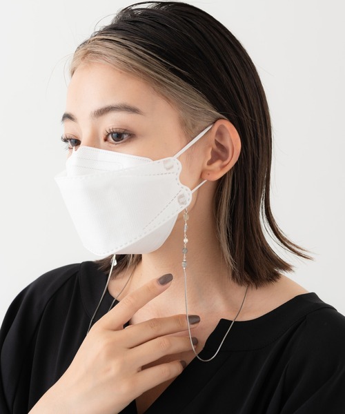 LAYMEE（レイミー）の「Mask chain necklace / マスクチェーンネックレス（ネックレス・レディース・シルバー/ゴールド・FREE）」の13枚目の写真