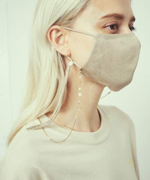 LAYMEE（レイミー）の「Mask chain necklace / マスクチェーンネックレス（ネックレス・レディース・シルバー/ゴールド・FREE）」の20枚目の写真