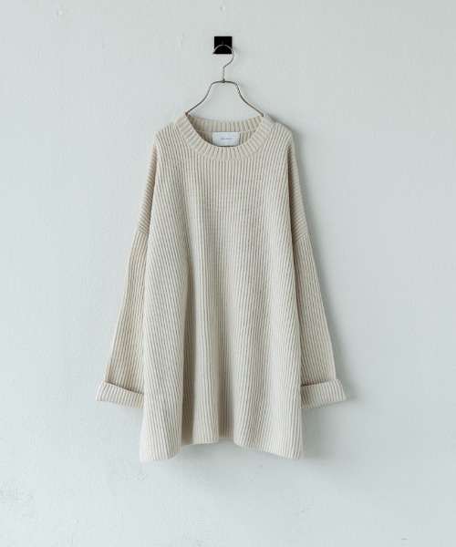 Utusiyo（ウツシヨ）の「knit  乙姫（ニット/セーター・メンズ・ホワイト/チャコールグレー・FREE）」の13枚目の写真