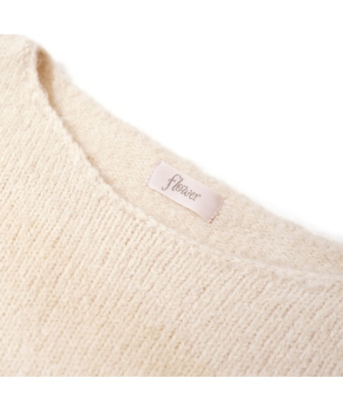 flower(フラワー)の「ルーズリーニットトップ(ニット/セーター・レディース・ブラウン/アイボリー・FREE)」の22枚目の写真