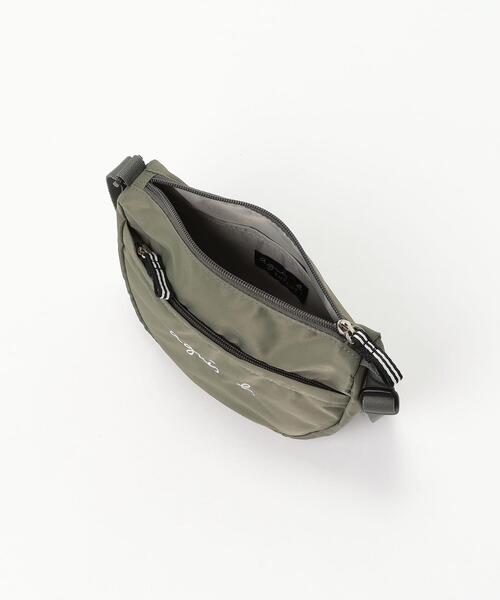 agnes b.（アニエスベー）の「GL11 E POCHETTE ロゴポシェット（ショルダーバッグ・キッズ・グレー・UNI）」の4枚目の写真