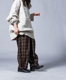 【folka（フォルカ）】チェックサーカスパンツ