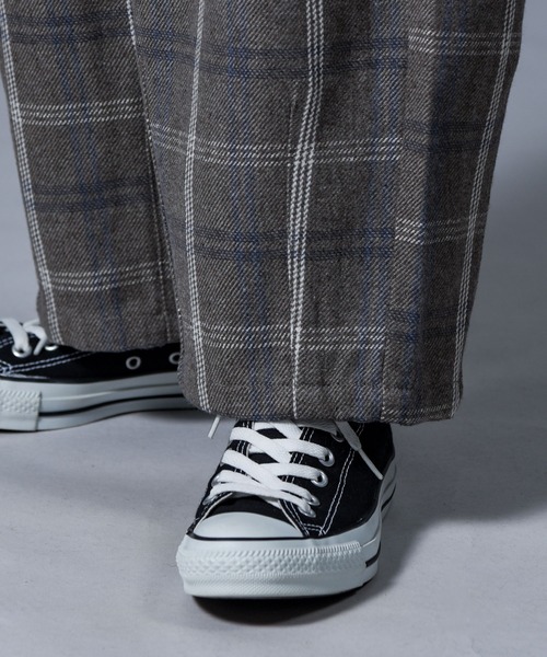 folka（フォルカ）の「【folka（フォルカ）】チェックサーカスパンツ（その他パンツ・レディース・ネイビー/グレー/ブラウン・M/L）」の7枚目の写真