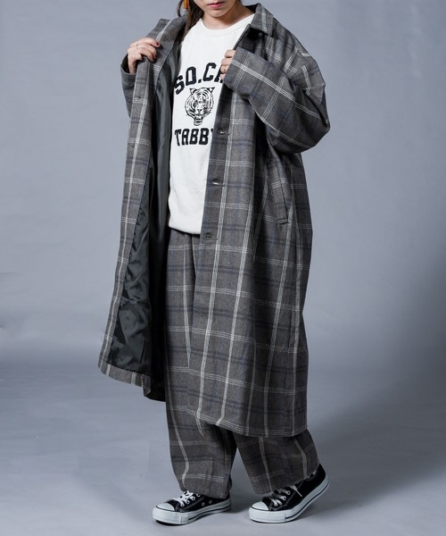 folka（フォルカ）の「【folka（フォルカ）】チェックサーカスパンツ（その他パンツ・レディース・ネイビー/グレー/ブラウン・M/L）」の8枚目の写真