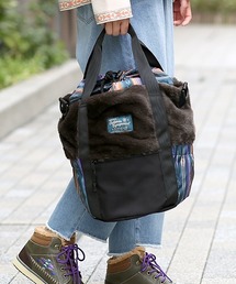 ファー巾着ショルダーバッグ