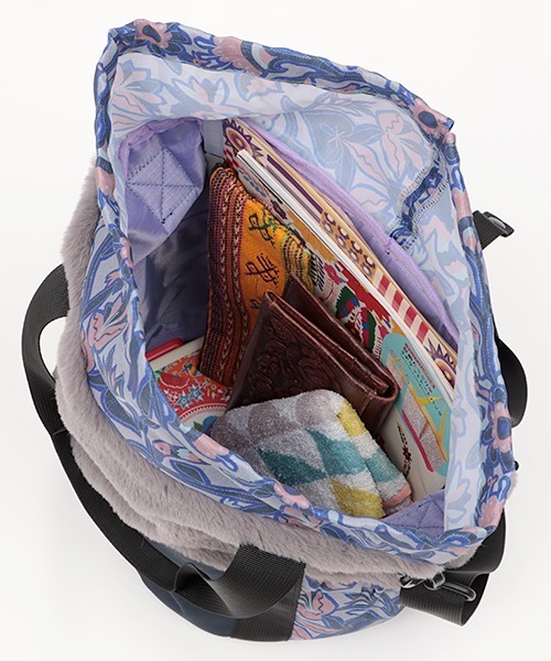 チチカカ（チチカカ）の「ファー巾着ショルダーバッグ（ショルダーバッグ・レディース・ブラック/ブラウン/ブルー・FREE）」の22枚目の写真