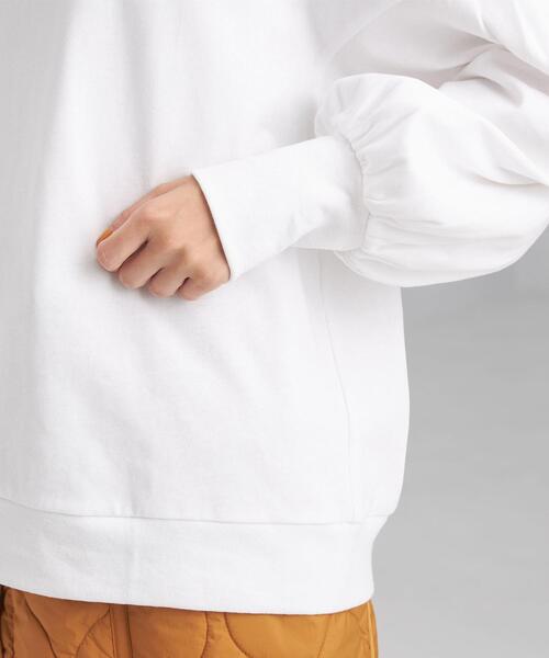 OUTERSUNSET（アウターサンセット）の「【別注】＜OUTERSUNSET life × green label relaxing＞ボリューム スリーブ プルオーバー カットソー（Tシャツ/カットソー・レディース・グレー/オフホワイト・FREE）」の11枚目の写真