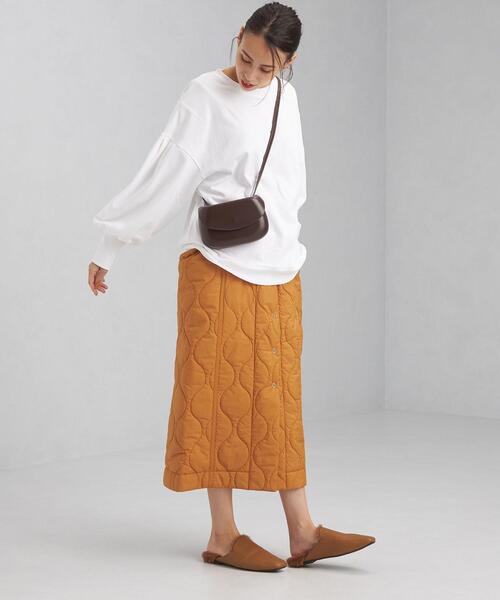 OUTERSUNSET（アウターサンセット）の「【別注】＜OUTERSUNSET life × green label relaxing＞ボリューム スリーブ プルオーバー カットソー（Tシャツ/カットソー・レディース・グレー/オフホワイト・FREE）」の9枚目の写真