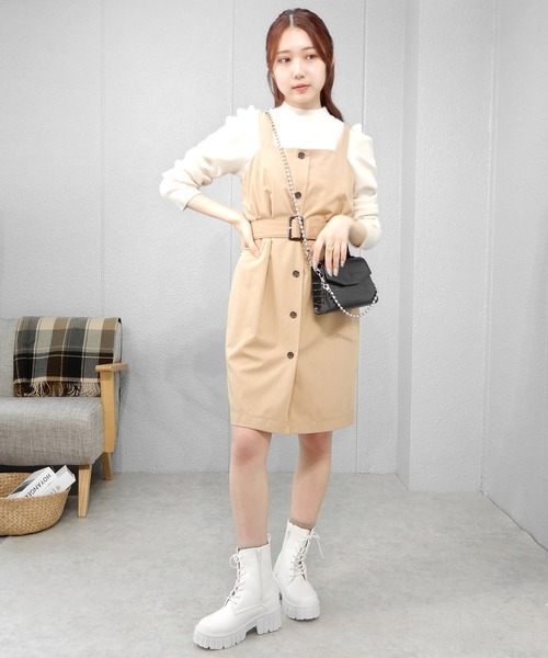 minia(ミニア)の「トラックソールコンバットブーツ ◆(ブーツ・レディース・ブラック/アイボリー・23.5cm/24.5cm/23.0cm/24.0cm)」の17枚目の写真