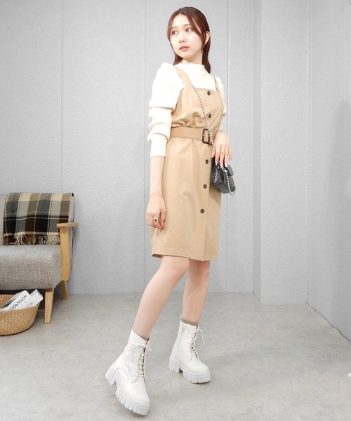 minia(ミニア)の「トラックソールコンバットブーツ ◆(ブーツ・レディース・ブラック/アイボリー・23.5cm/24.5cm/23.0cm/24.0cm)」の18枚目の写真