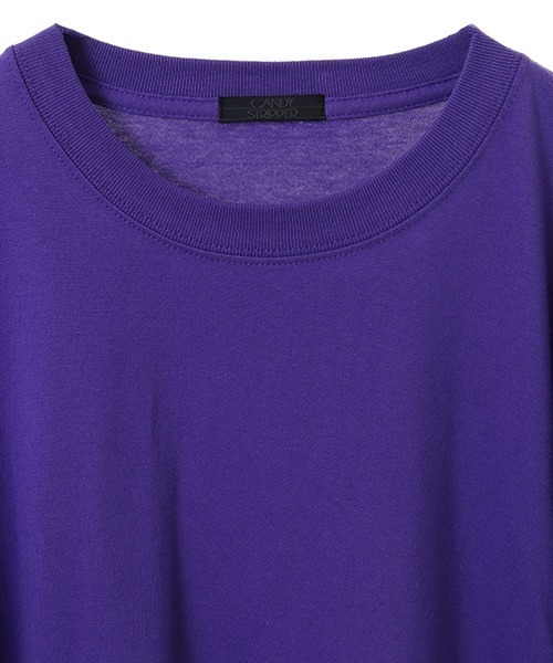 Candy Stripper（キャンディストリッパー）の「//GRATEFUL DEAD×Candy Stripper//SCOOP ICE CREAM DEAD BEAR ロングブーツTシャツ（Tシャツ/カットソー・レディース・ブラック/パープル/オフホワイト・2）」の10枚目の写真