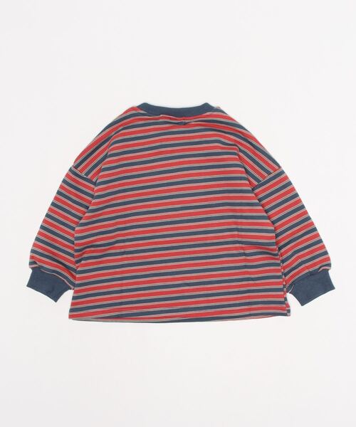 aimoha(アイモハ)の「【aimoha-KIDS-】【新作】韓国子供服 配色ボーダー柄ロングTEE(Tシャツ/カットソー・キッズ・レッド/グリーン・110/140/120/90/100/130)」の19枚目の写真