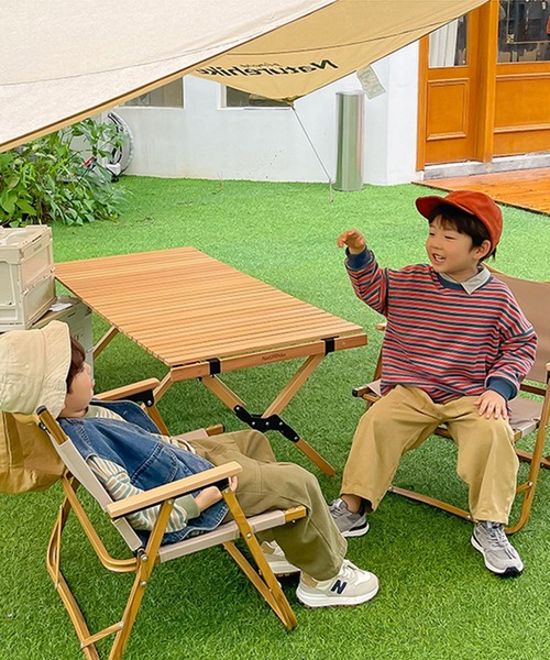 aimoha(アイモハ)の「【aimoha-KIDS-】【新作】韓国子供服 配色ボーダー柄ロングTEE(Tシャツ/カットソー・キッズ・レッド/グリーン・110/140/120/90/100/130)」の12枚目の写真