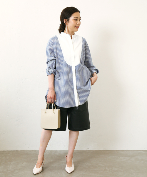 Simplicite（サンプリシテ）の「ヴィーガンレザーハーフパンツ◆（その他パンツ・レディース・ブラック・FREE）」の22枚目の写真