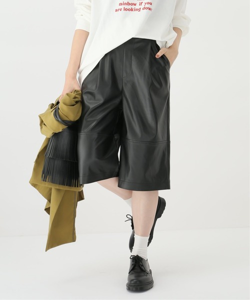 Simplicite（サンプリシテ）の「ヴィーガンレザーハーフパンツ◆（その他パンツ・レディース・ブラック・FREE）」の20枚目の写真