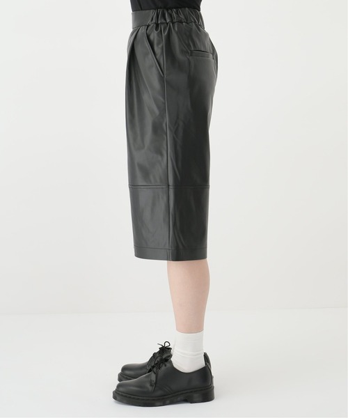 Simplicite（サンプリシテ）の「ヴィーガンレザーハーフパンツ◆（その他パンツ・レディース・ブラック・FREE）」の11枚目の写真