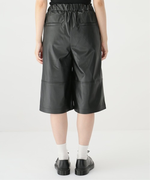 Simplicite（サンプリシテ）の「ヴィーガンレザーハーフパンツ◆（その他パンツ・レディース・ブラック・FREE）」の8枚目の写真