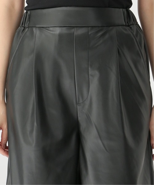 Simplicite（サンプリシテ）の「ヴィーガンレザーハーフパンツ◆（その他パンツ・レディース・ブラック・FREE）」の16枚目の写真