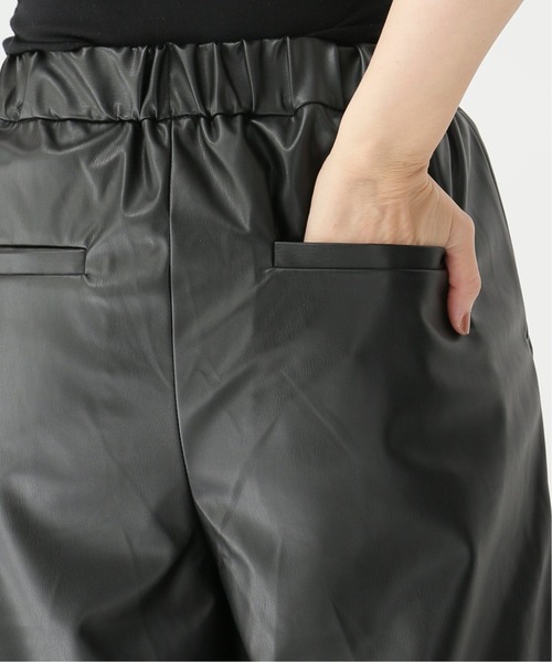 Simplicite（サンプリシテ）の「ヴィーガンレザーハーフパンツ◆（その他パンツ・レディース・ブラック・FREE）」の19枚目の写真