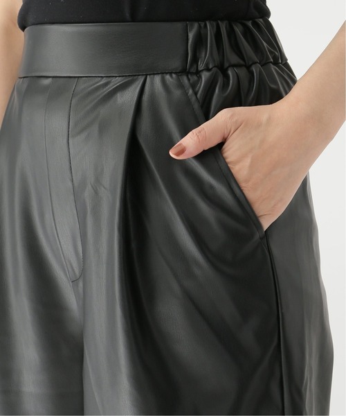 Simplicite（サンプリシテ）の「ヴィーガンレザーハーフパンツ◆（その他パンツ・レディース・ブラック・FREE）」の14枚目の写真