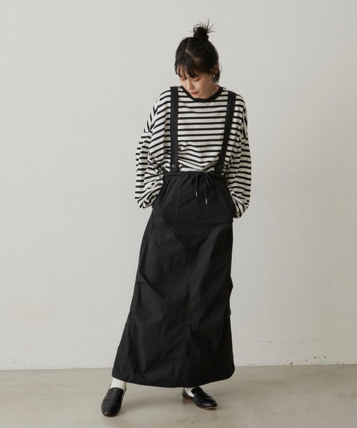 Libra Cue（リブラ キュー）の「ライトコットンジャンパースカート（ジャンパースカート・レディース・ブラック/カーキ/レッド・FREE）」の16枚目の写真