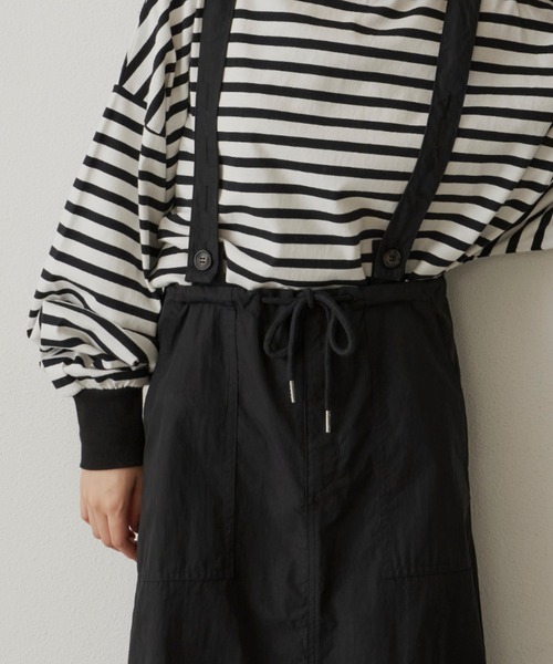 Libra Cue（リブラ キュー）の「ライトコットンジャンパースカート（ジャンパースカート・レディース・ブラック/カーキ/レッド・FREE）」の17枚目の写真