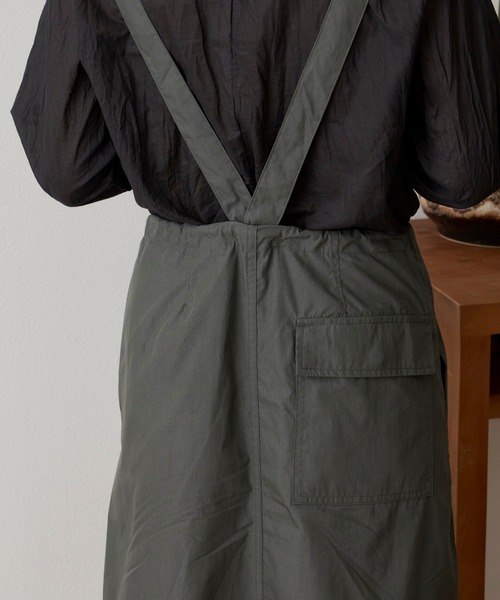 Libra Cue（リブラ キュー）の「ライトコットンジャンパースカート（ジャンパースカート・レディース・ブラック/カーキ/レッド・FREE）」の6枚目の写真