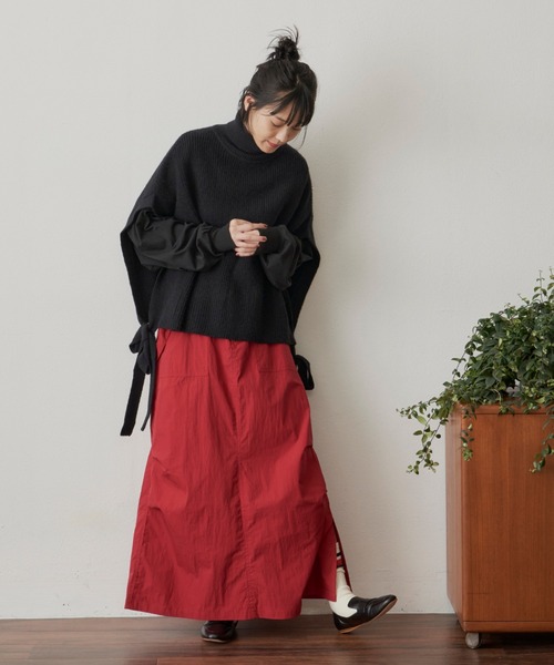 Libra Cue（リブラ キュー）の「ライトコットンジャンパースカート（ジャンパースカート・レディース・ブラック/カーキ/レッド・FREE）」の19枚目の写真