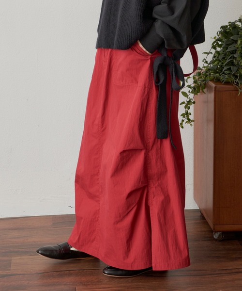 Libra Cue（リブラ キュー）の「ライトコットンジャンパースカート（ジャンパースカート・レディース・ブラック/カーキ/レッド・FREE）」の15枚目の写真