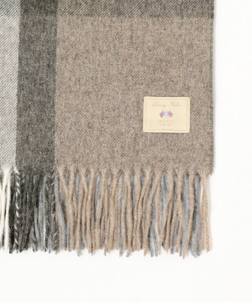 Ray BEAMS（レイビームス）の「Ray BEAMS / MOON チェック ストール（ストール/ショール・レディース・パープル/ナチュラル/ブラウン系その他3・ONE SIZE）」の7枚目の写真