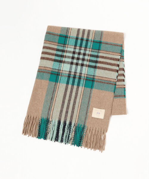 Ray BEAMS（レイビームス）の「Ray BEAMS / MOON チェック ストール（ストール/ショール・レディース・パープル/ナチュラル/ブラウン系その他3・ONE SIZE）」の9枚目の写真