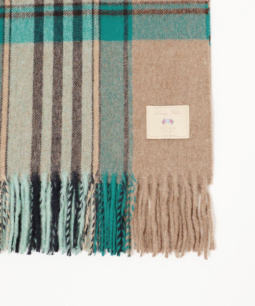 Ray BEAMS（レイビームス）の「Ray BEAMS / MOON チェック ストール（ストール/ショール・レディース・パープル/ナチュラル/ブラウン系その他3・ONE SIZE）」の11枚目の写真