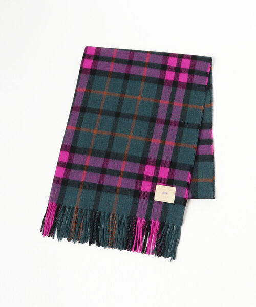 Ray BEAMS（レイビームス）の「Ray BEAMS / MOON チェック ストール（ストール/ショール・レディース・パープル/ナチュラル/ブラウン系その他3・ONE SIZE）」の18枚目の写真