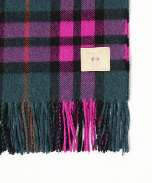 Ray BEAMS（レイビームス）の「Ray BEAMS / MOON チェック ストール（ストール/ショール・レディース・パープル/ナチュラル/ブラウン系その他3・ONE SIZE）」の19枚目の写真