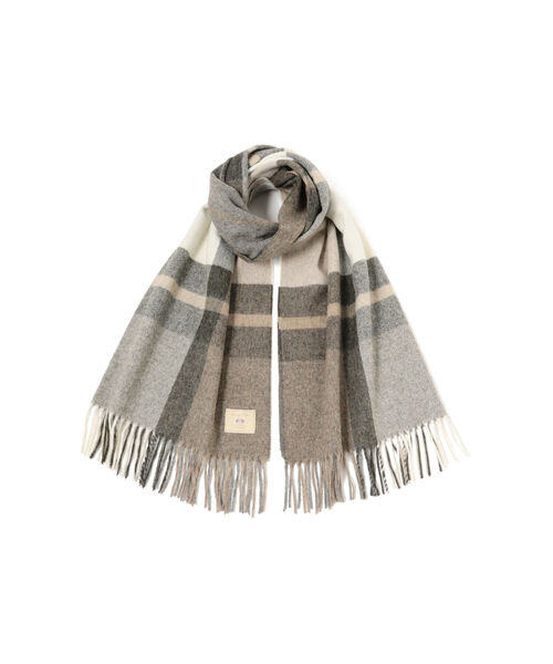 Ray BEAMS（レイビームス）の「Ray BEAMS / MOON チェック ストール（ストール/ショール・レディース・パープル/ナチュラル/ブラウン系その他3・ONE SIZE）」の14枚目の写真