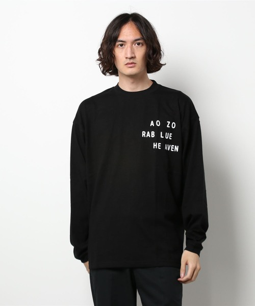 AOZORA（アオゾラ）の「AOZORA/アオゾラ　カモメ＆ロゴ ロングTEE（Tシャツ/カットソー・メンズ・ブラック/ホワイト・LARGE/X-LARGE/MEDIUM）」の17枚目の写真