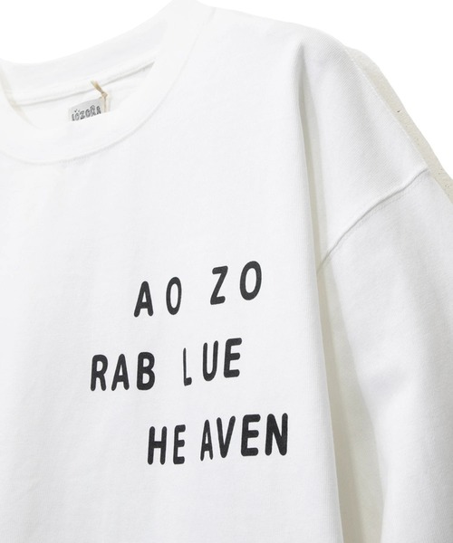 AOZORA（アオゾラ）の「AOZORA/アオゾラ　カモメ＆ロゴ ロングTEE（Tシャツ/カットソー・メンズ・ブラック/ホワイト・LARGE/X-LARGE/MEDIUM）」の5枚目の写真