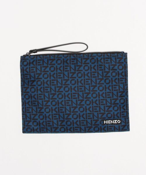 KENZO(ケンゾー)の「ラージクラッチ KENZO Repeat(クラッチバッグ・メンズ・ブルー系その他/ベージュ系その他・ONE SIZE)」の2枚目の写真