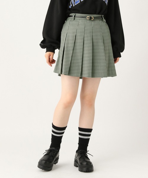 repipi armario（レピピ アルマリオ）の「ベルト付きプリーツスカート（スカート・キッズ・チャコールグレー/ブラック/ブラウン/ミント/シルバー/グレー/グレー系その他・SMALL/MEDIUM/LARGE）」の14枚目の写真