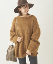 plage | *NUBE モヘヤ クルーネックプルオーバー◆(ニット/セーター)