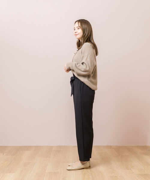 flower(フラワー)の「スムーステーパードパンツ(その他パンツ・レディース・ブラック/グレー・FREE)」の17枚目の写真