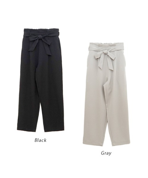 flower(フラワー)の「スムーステーパードパンツ(その他パンツ・レディース・ブラック/グレー・FREE)」の22枚目の写真