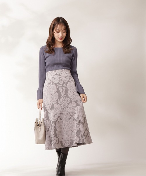 PROPORTION BODY DRESSING（プロポーションボディドレッシング）の「切替フレアスリーブニット / 1211270107（ニット/セーター・レディース・ブラック/パープル/ブルー・SMALL/MEDIUM）」の18枚目の写真