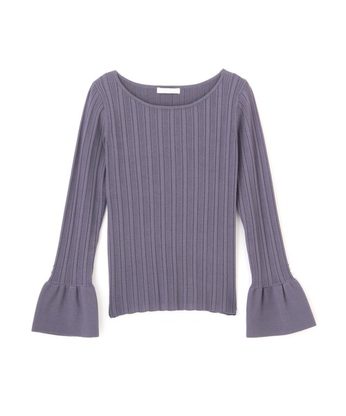 PROPORTION BODY DRESSING（プロポーションボディドレッシング）の「切替フレアスリーブニット / 1211270107（ニット/セーター・レディース・ブラック/パープル/ブルー・SMALL/MEDIUM）」の11枚目の写真