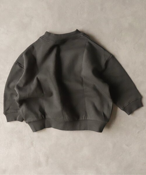 BREEZE by yumi.(ブリーズバイユミ)の「WEB限定 刺繍ロゴトレーナー【BREEZE by yumi.】(スウェット・キッズ・グレー/カーキ/サックスブルー/ピンク/チャコール・90/100/110/120/80/130/140)」の12枚目の写真