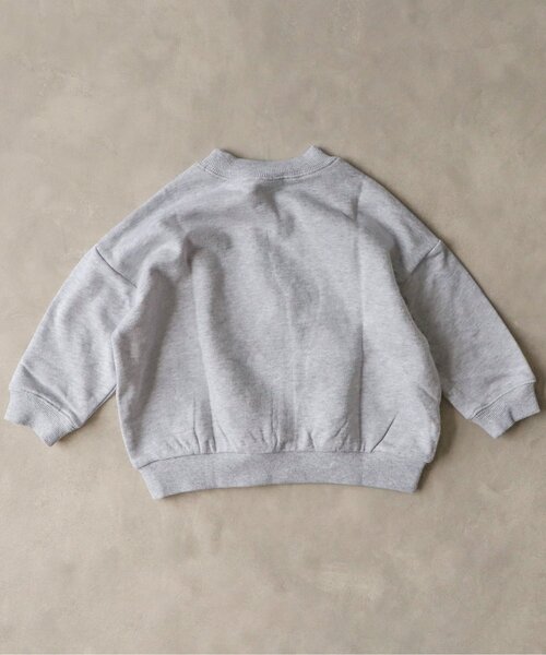 BREEZE by yumi.(ブリーズバイユミ)の「WEB限定 刺繍ロゴトレーナー【BREEZE by yumi.】(スウェット・キッズ・グレー/カーキ/サックスブルー/ピンク/チャコール・90/100/110/120/80/130/140)」の11枚目の写真